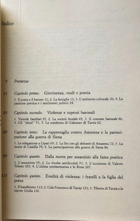 GALEAZZO DI TARSIA. POESIA E VIOLENZA NELLA CALABRIA DEL CINQUECENTO