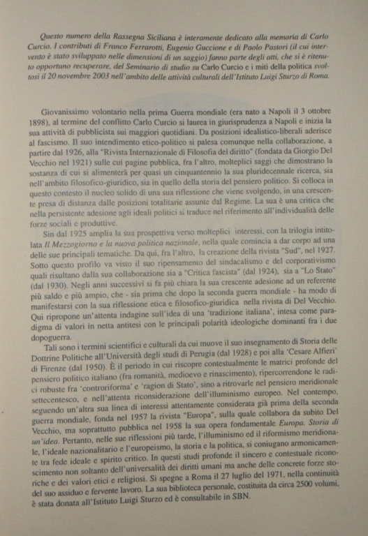 RASSEGNA SICILIANA di storia e cultura (periodico quadrimestrale), Anno IX …