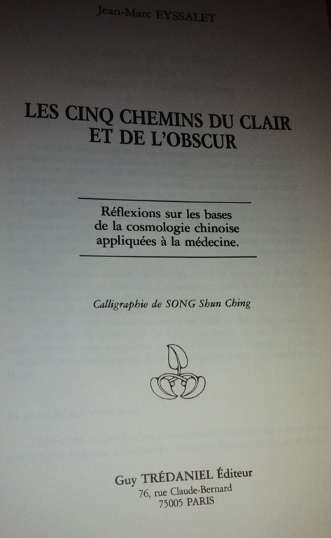 Les cinq chemins du clair & de l'obscur