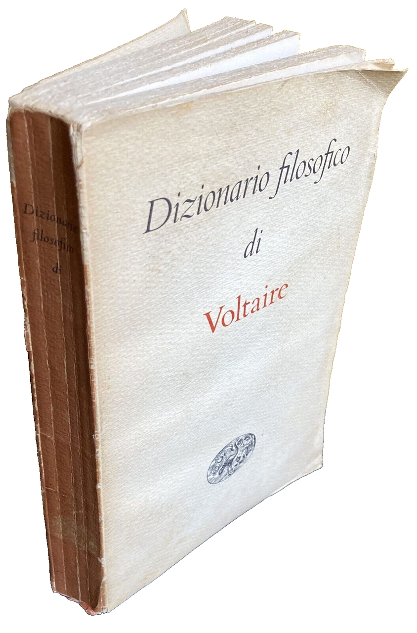 DIZIONARIO FILOSOFICO