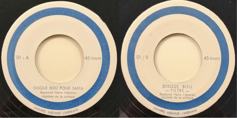 Disque bleu pour Saffa