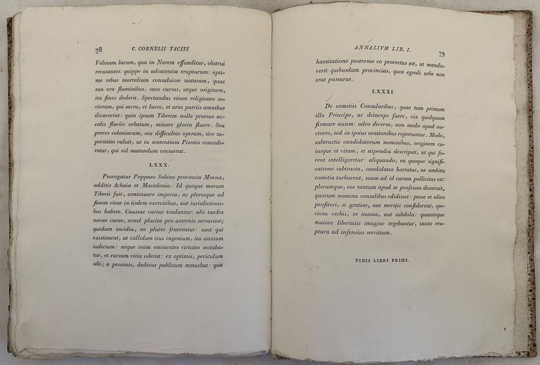 ANNALI DI C. CORNELIO TACITO TRADOTTI DA LUDOVICO VITTORIO SAVIOLI …