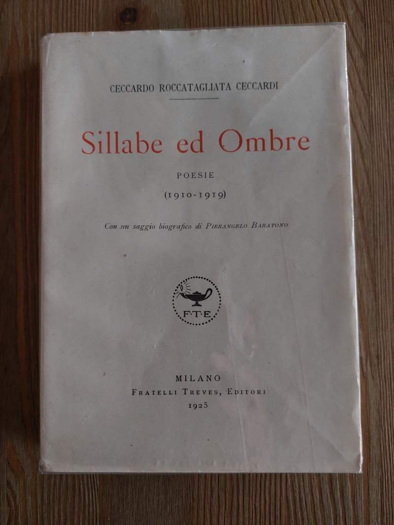 Sillabe ed Ombre Poesie (1910-1919)