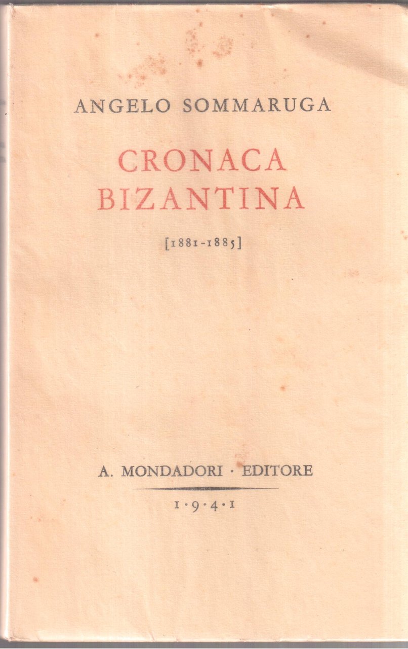 Cronaca bizantina ( 1881-1885 )