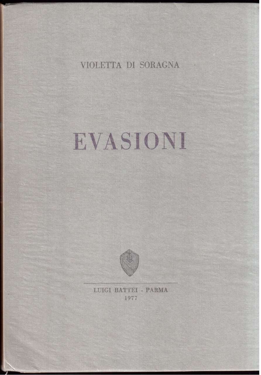 Evasioni Presentate da Baldassarre Molossi