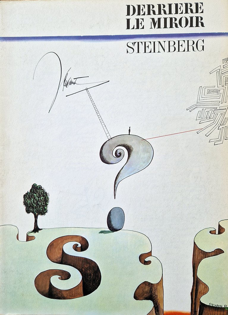 Derrière le Miroir n.157 mars 1966. Texte par Jacques Dupin.