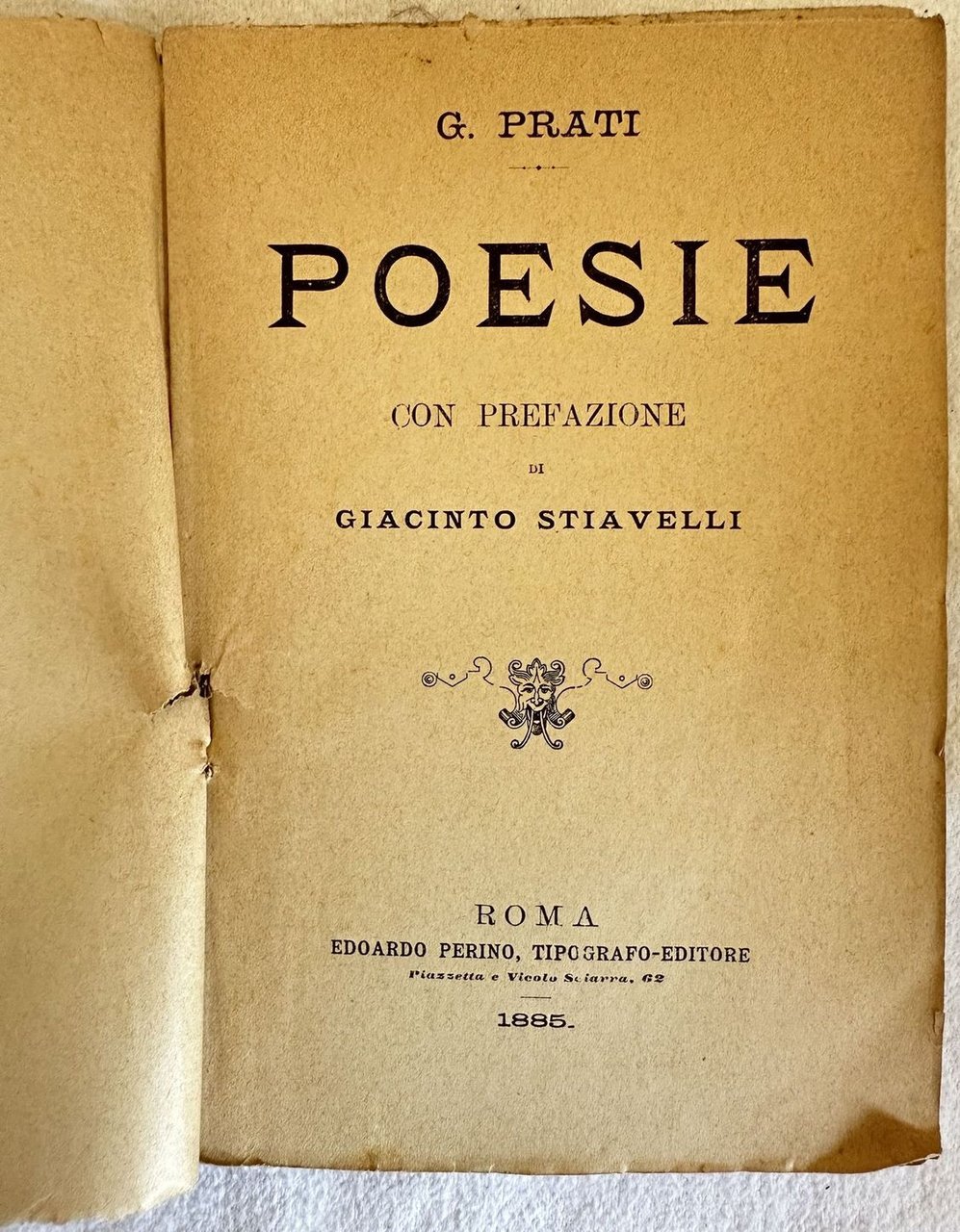 POESIE CON PREFAZIONE DI GIACINTO STIAVELLI