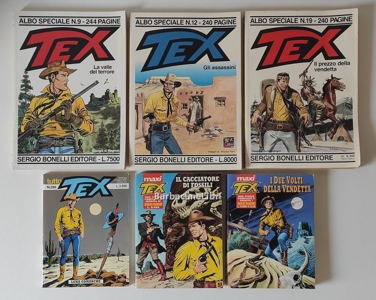 Tex ( 27 fumetti in blocco lotto stock )