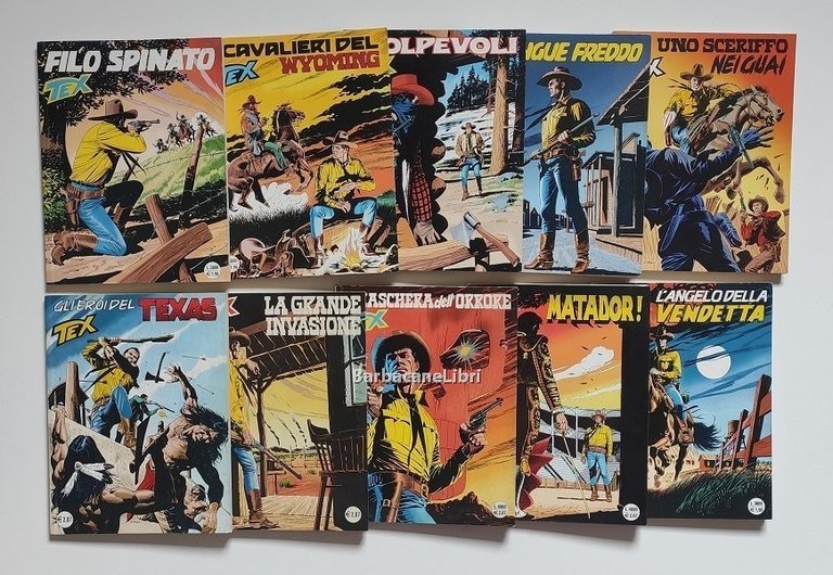 Tex ( 27 fumetti in blocco lotto stock )