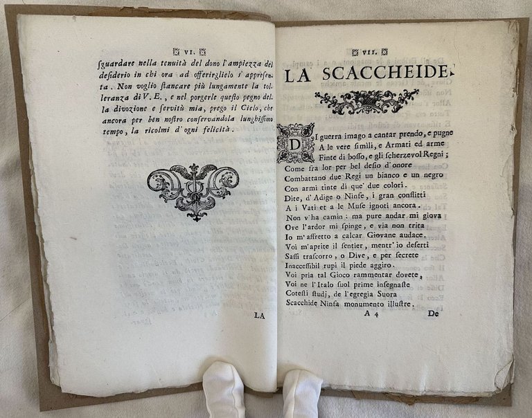 LA SCACCHEIDE DI GIROLAMO VIDA TRADOTTA IN VERSI VOLGARI