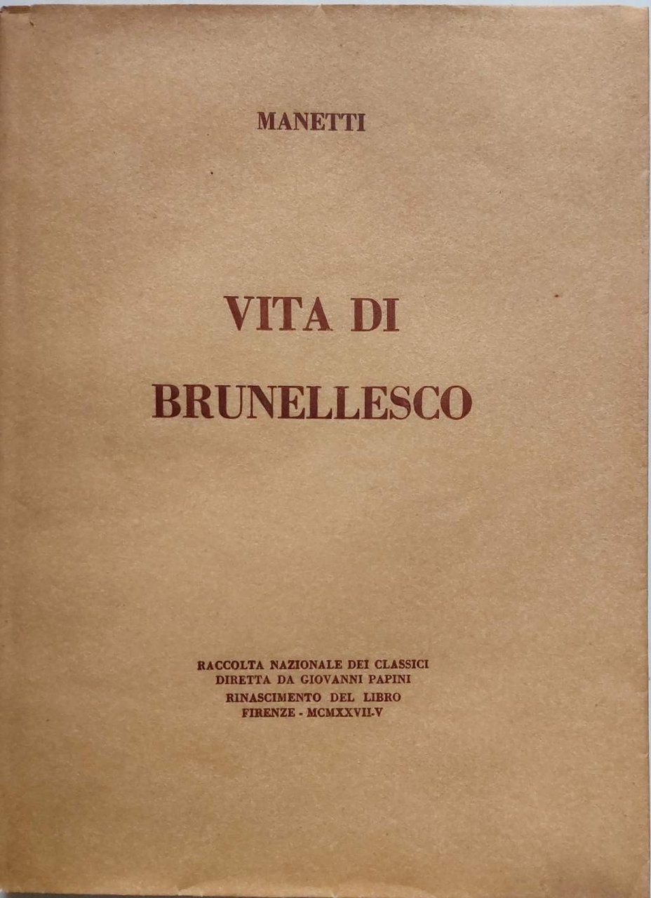 Vita di Brunellesco